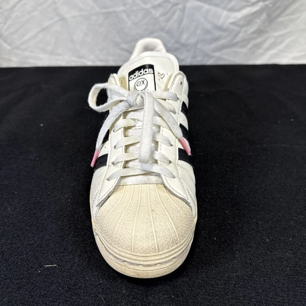 Adidas André Saraiva x Superstar Chalk White Black Size 9.5